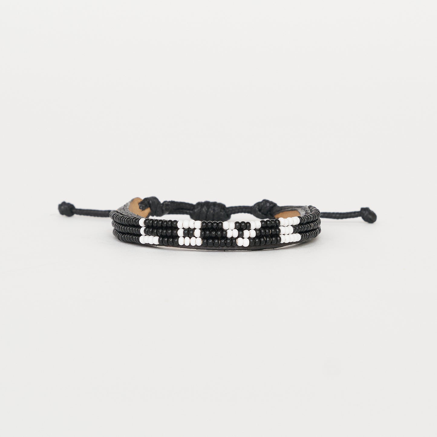 Skinny LOVE Bracelet - Black/White