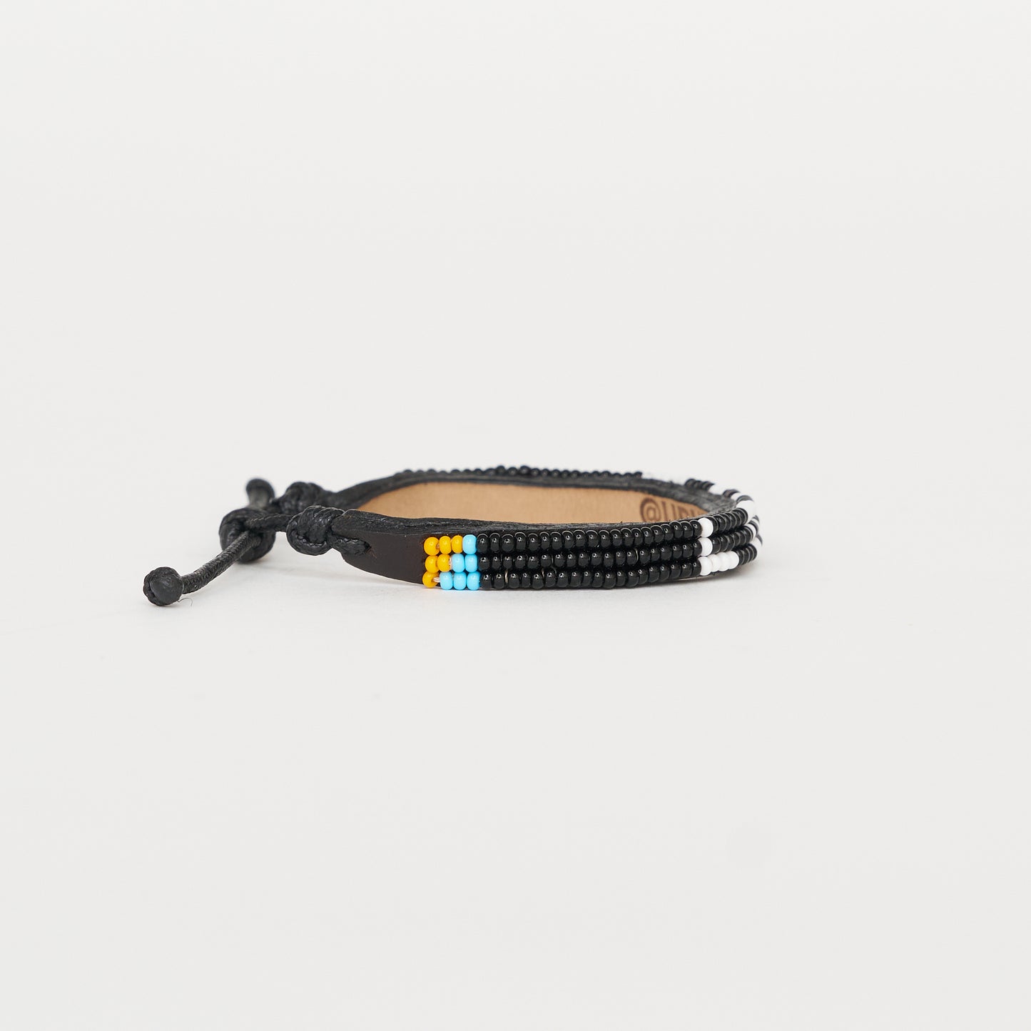 Skinny LOVE Bracelet - Black/White
