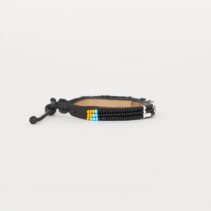 Skinny LOVE Bracelet - Black/White