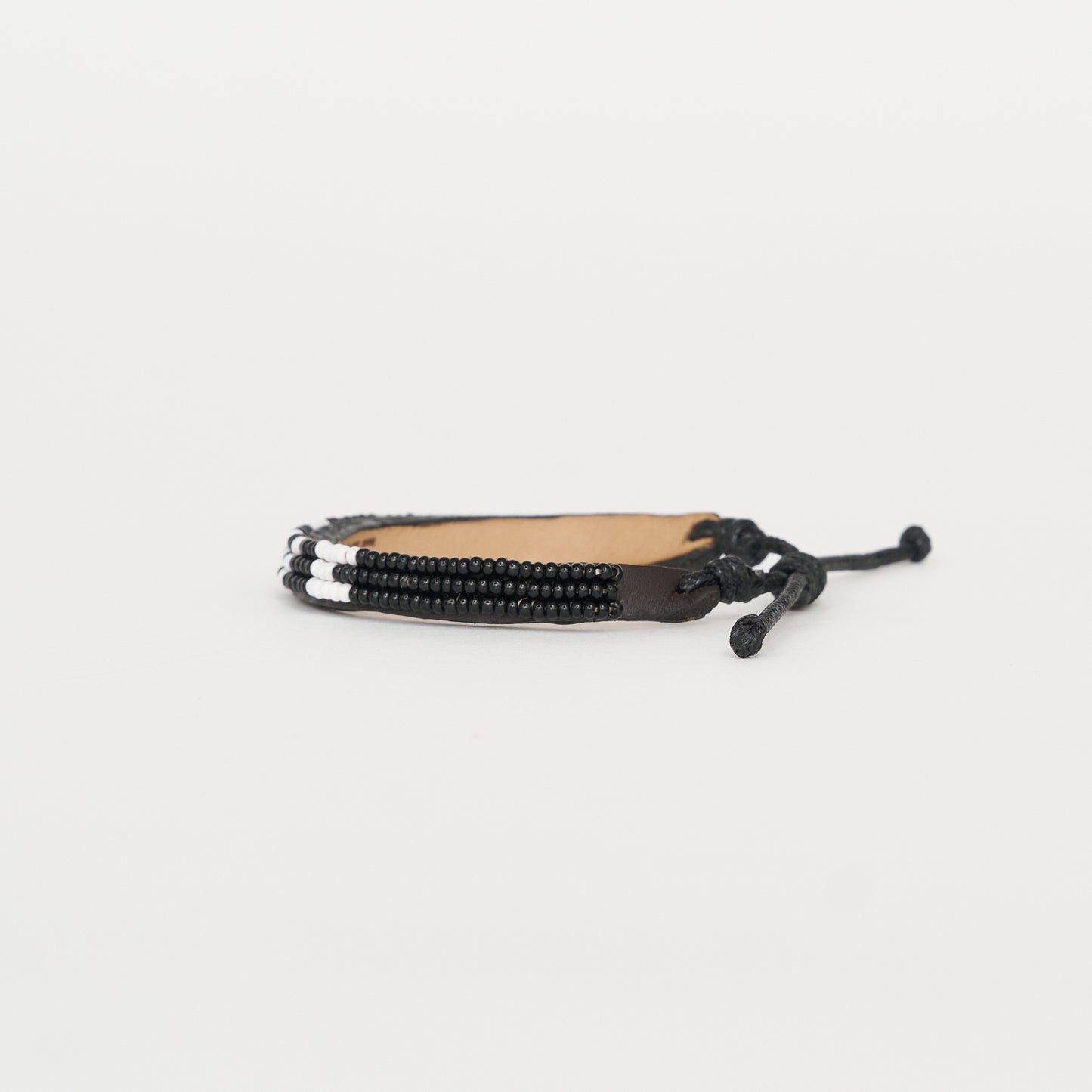 Skinny LOVE Bracelet - Black/White