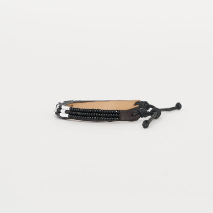Skinny LOVE Bracelet - Black/White
