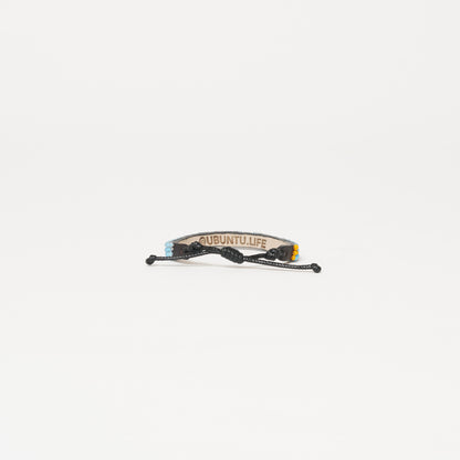 Skinny LOVE Bracelet - Blue/White
