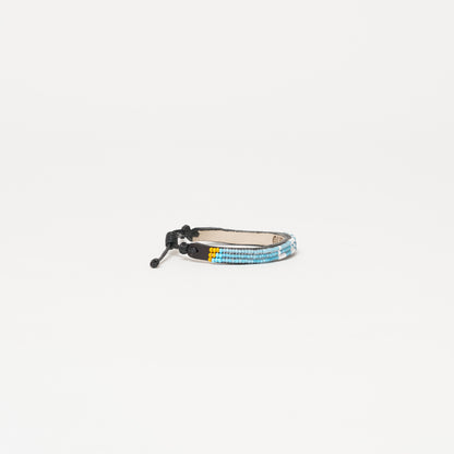 Skinny LOVE Bracelet - Blue/White