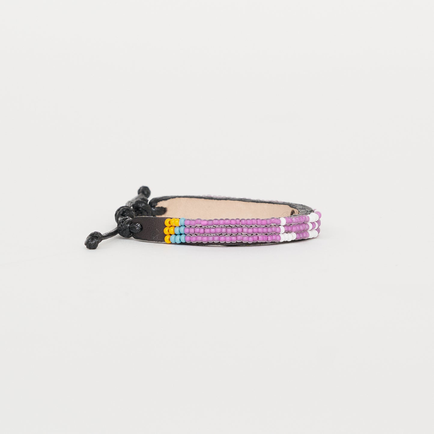 Skinny LOVE Bracelet - Purple/White