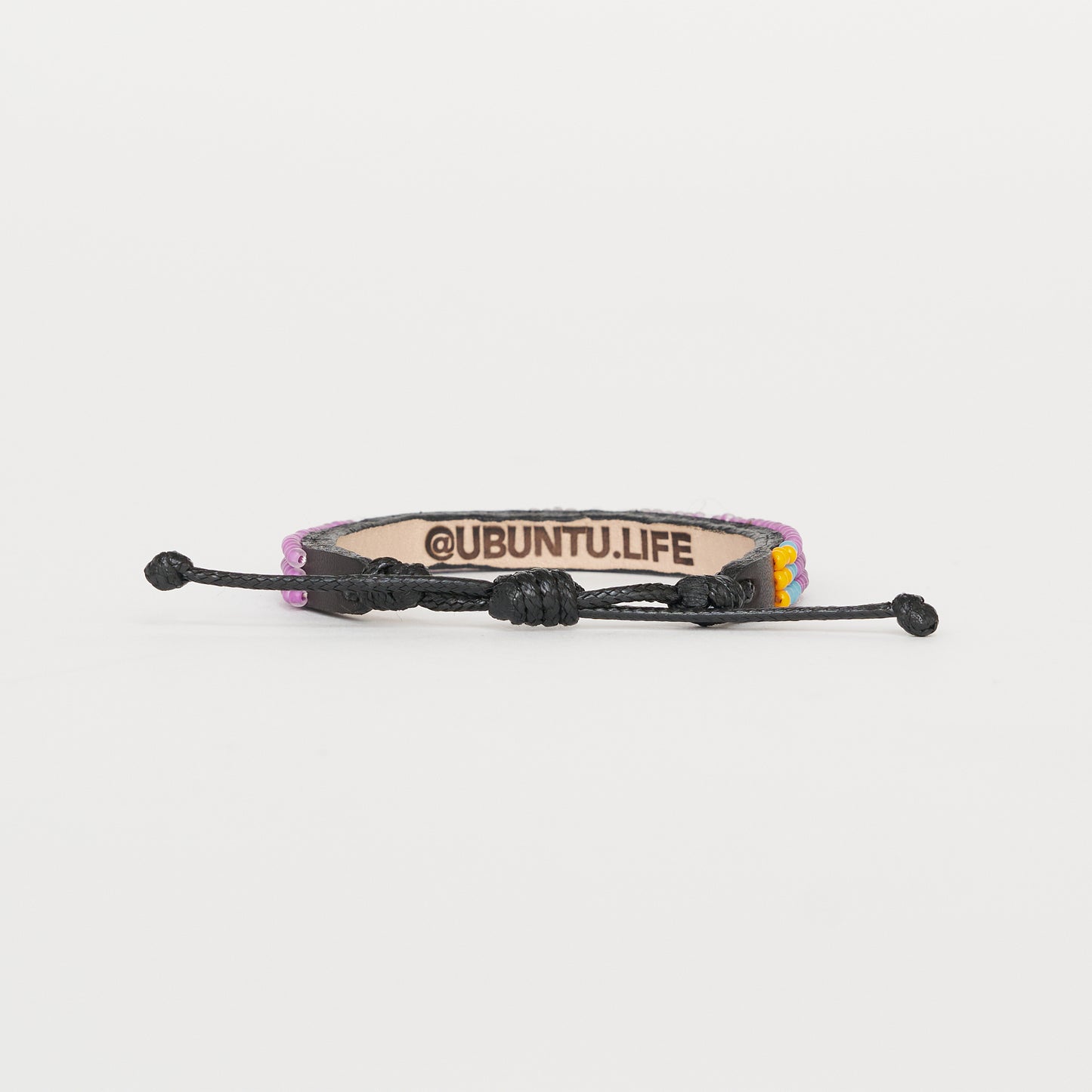 Skinny LOVE Bracelet - Purple/White