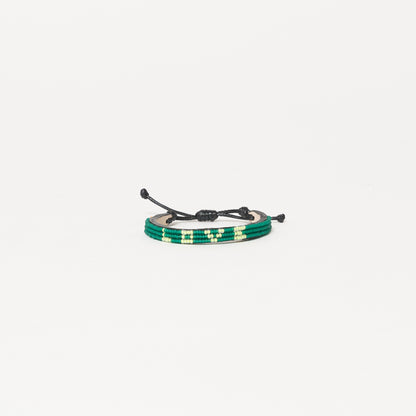 Skinny LOVE Bracelet - Forrest Green/Lime
