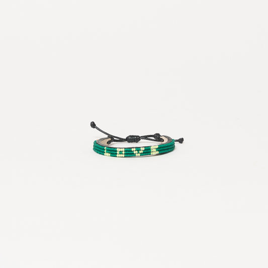 Skinny LOVE Bracelet - Forrest Green/Lime