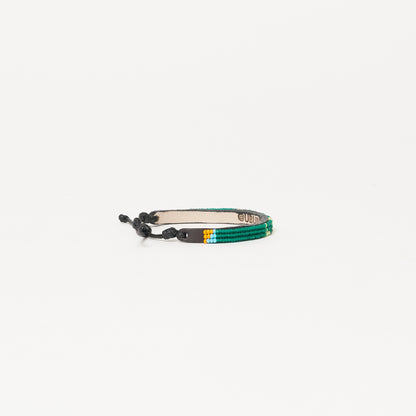 Skinny LOVE Bracelet - Forrest Green/Lime