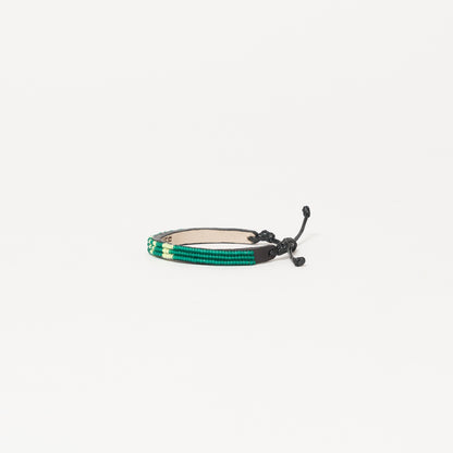 Skinny LOVE Bracelet - Forrest Green/Lime