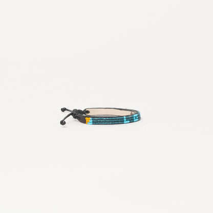 Skinny LOVE Bracelet - Blue Algae/Aqua Blue