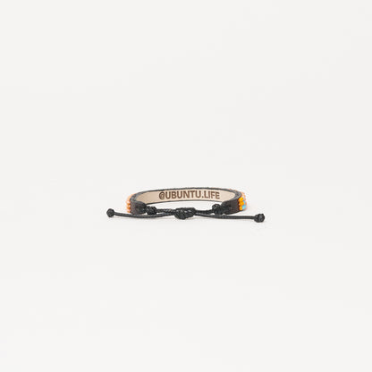 Skinny LOVE Bracelet - Orange Sorbet/Fatigue Green