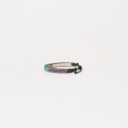 Skinny LOVE Bracelet - Lilac/Aqua