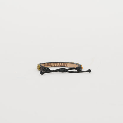 Skinny LOVE Bracelet - Sage/Cream