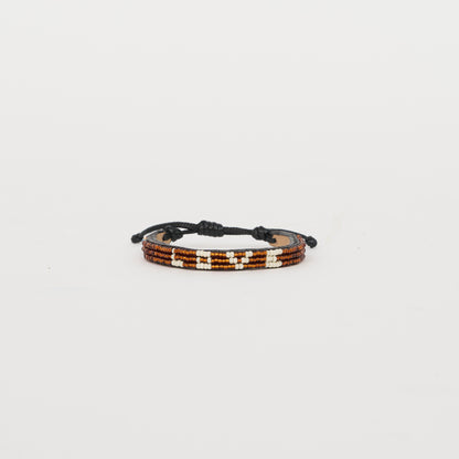 Skinny LOVE Bracelet - Gold/Cream