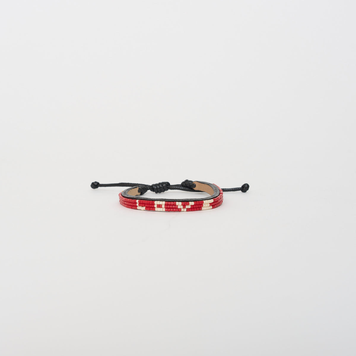 Skinny LOVE Bracelet - Crimson/Cream