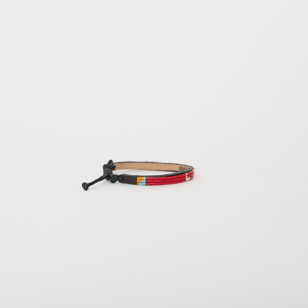 Skinny LOVE Bracelet - Crimson/Cream