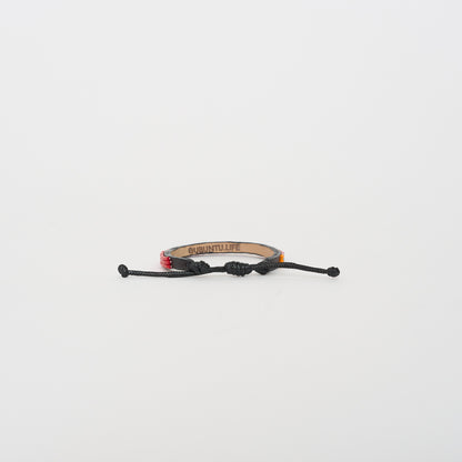 Skinny LOVE Bracelet - Crimson/Cream