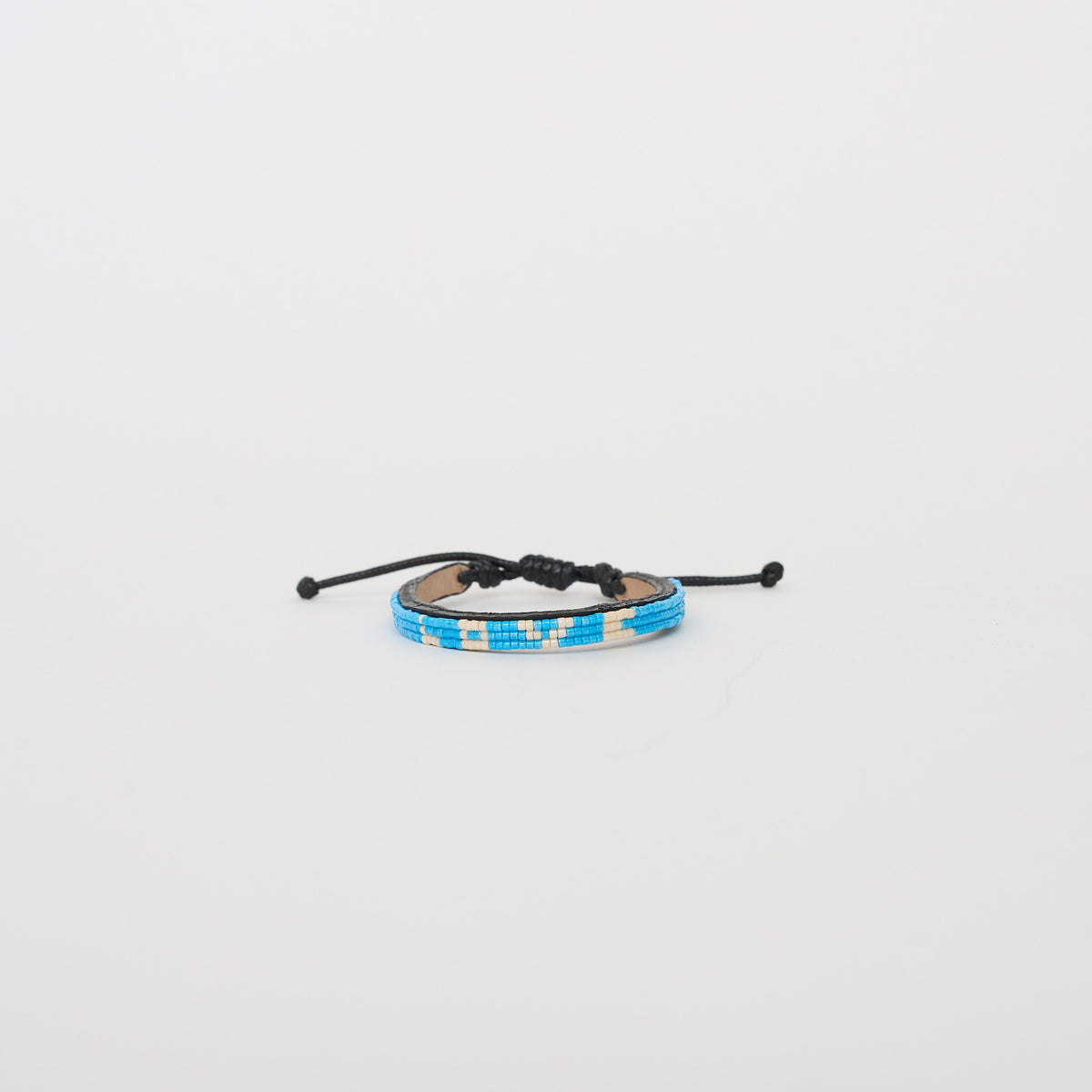 Skinny LOVE Bracelet - Azure/Cream