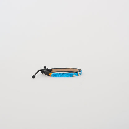 Skinny LOVE Bracelet - Azure/Cream