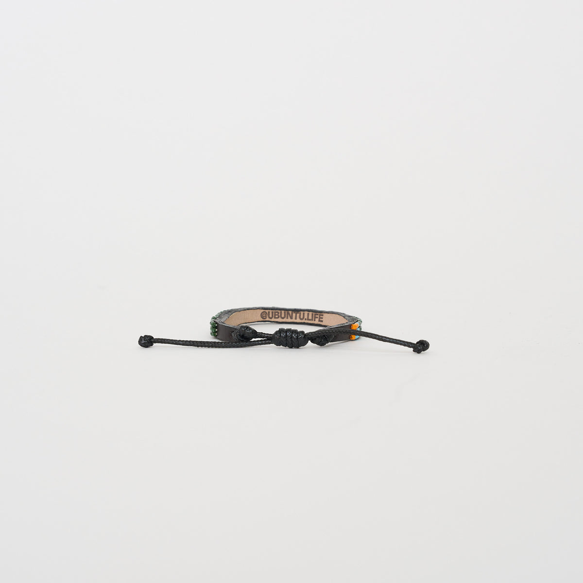 Skinny LOVE Bracelet - Pine/Cream