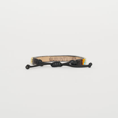 Skinny LOVE Bracelet – Daffodil/White