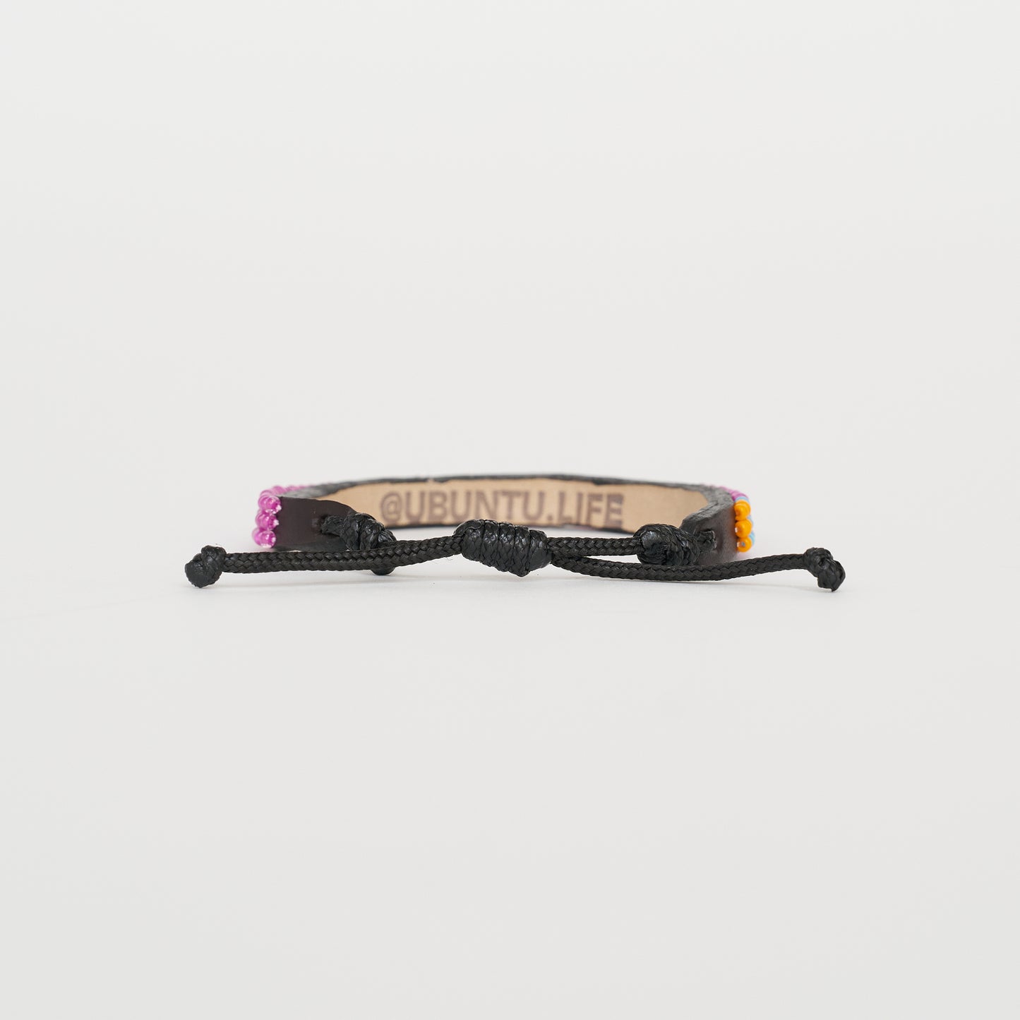 Skinny LOVE Bracelet – Fuchsia/White
