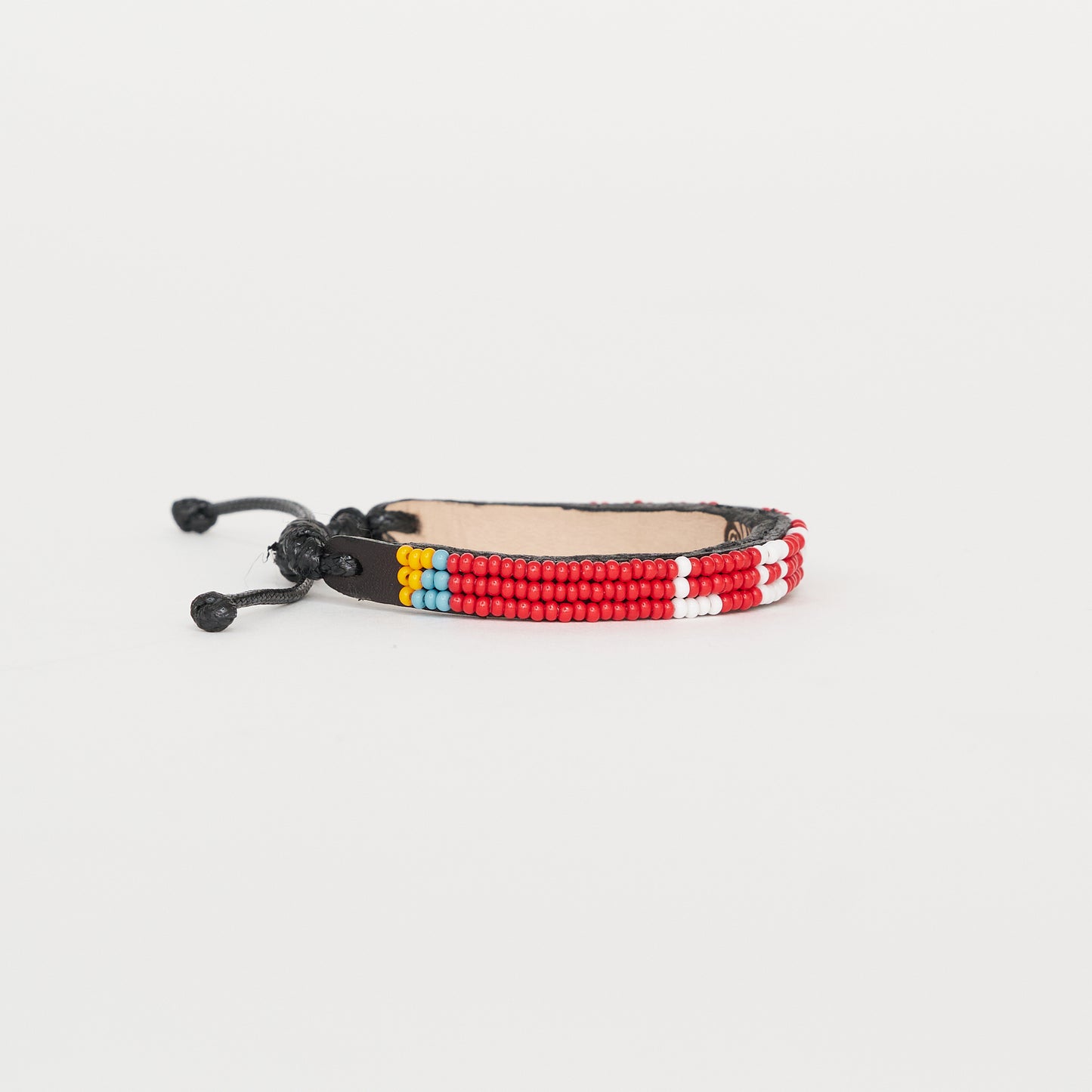 Skinny LOVE Bracelet - Red/White