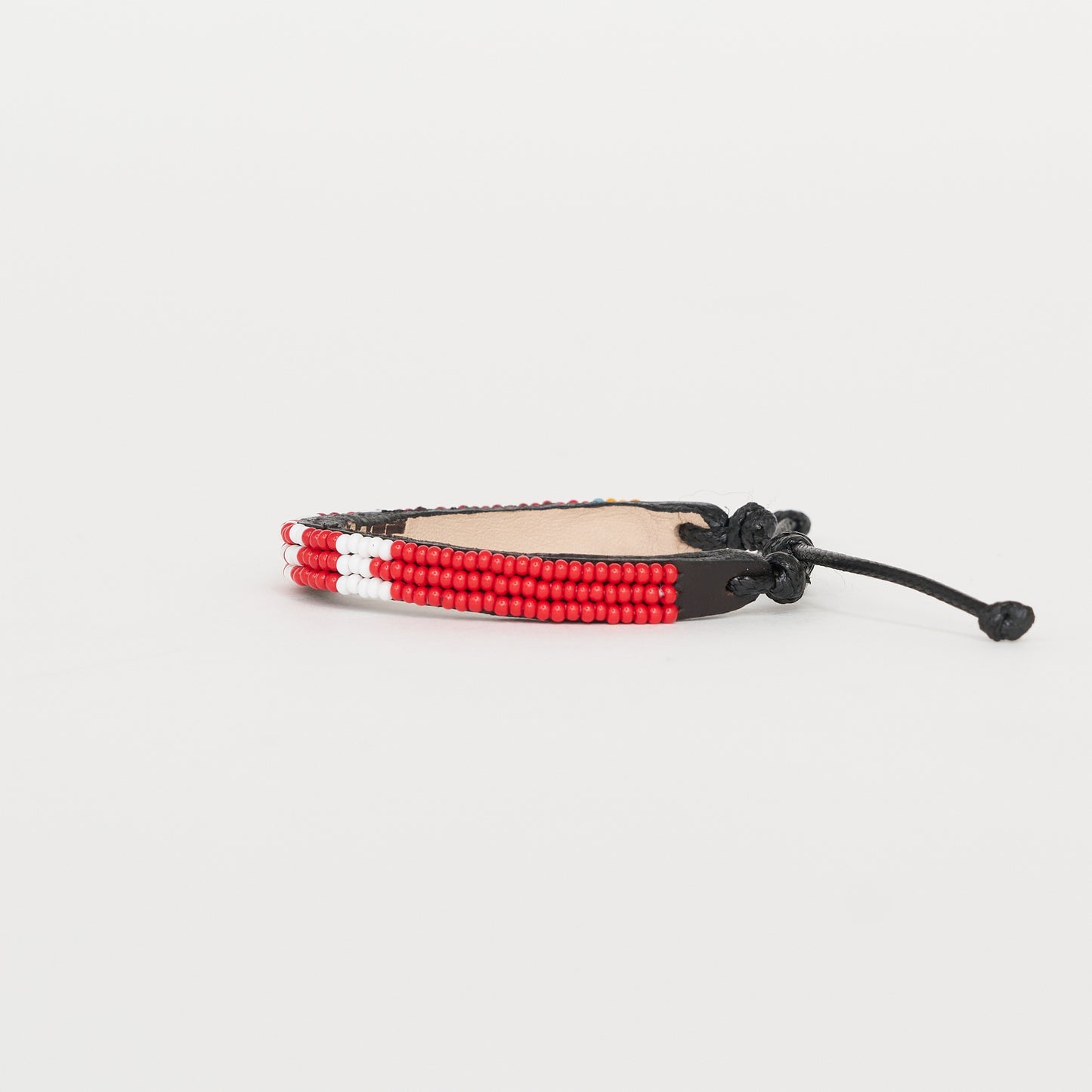 Skinny LOVE Bracelet - Red/White