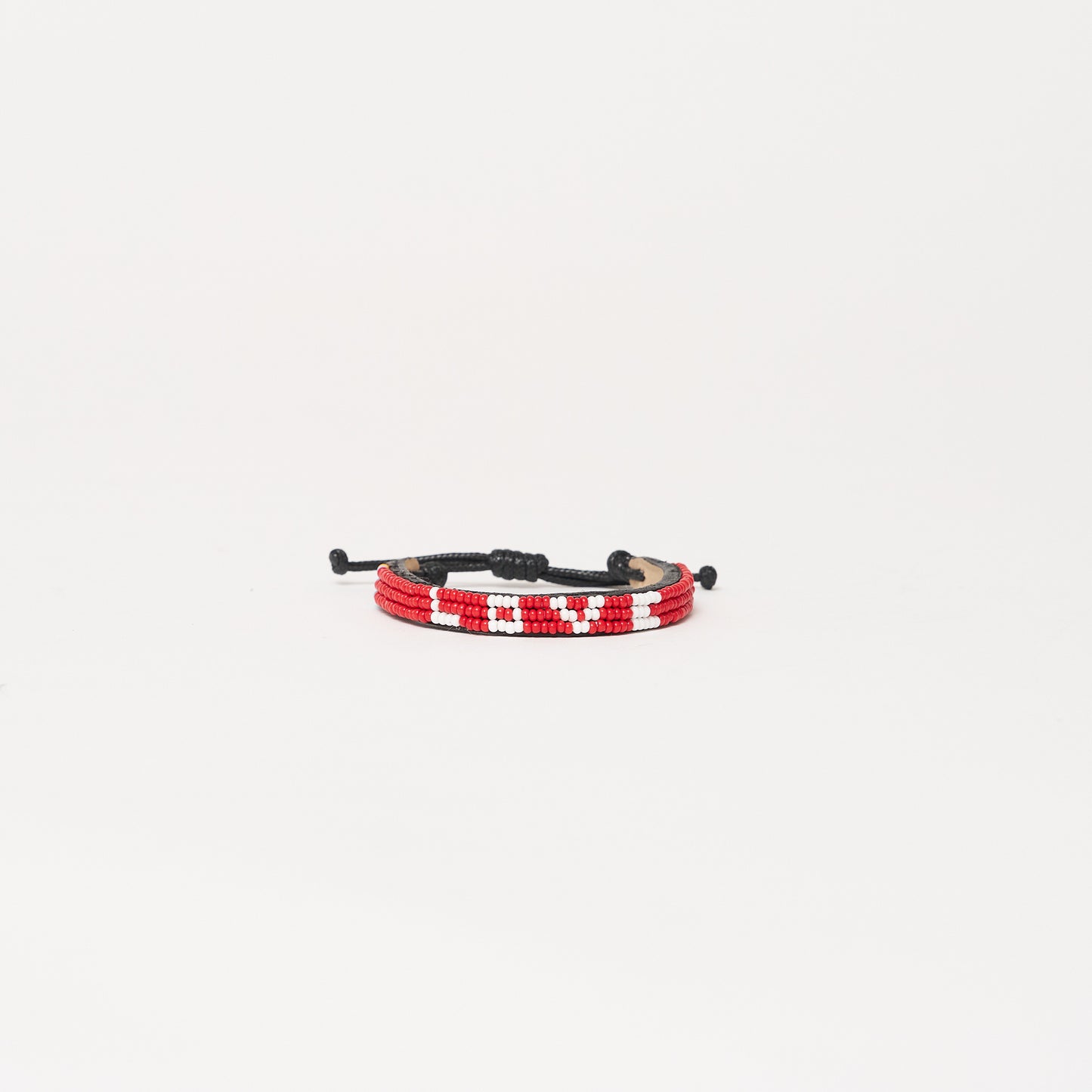 Skinny LOVE Bracelet - Red/White