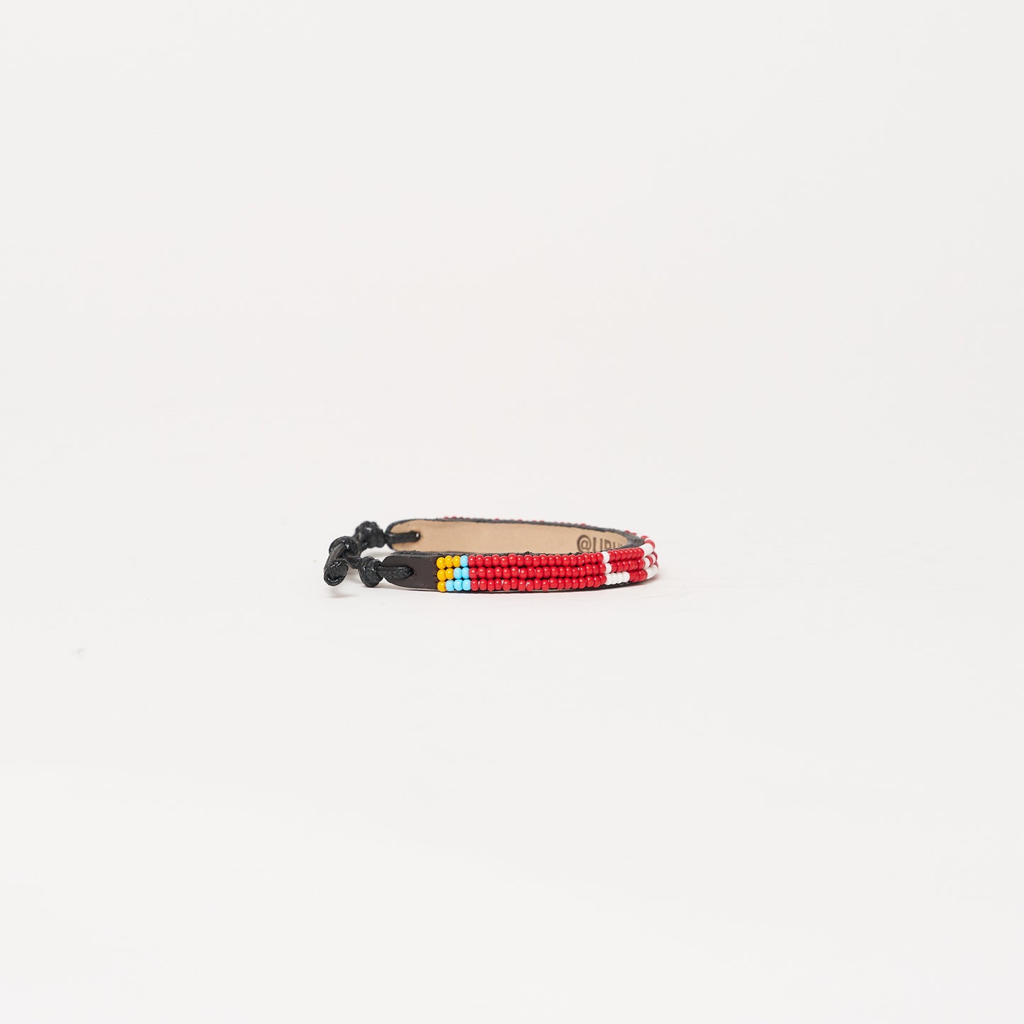 Skinny LOVE Bracelet - Red/White
