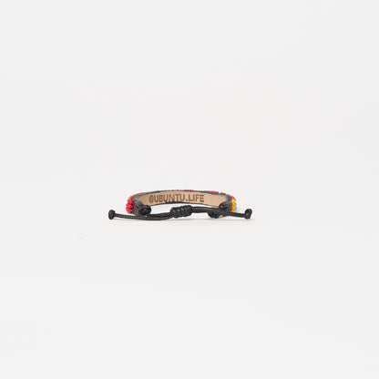 Skinny LOVE Bracelet - Red/White