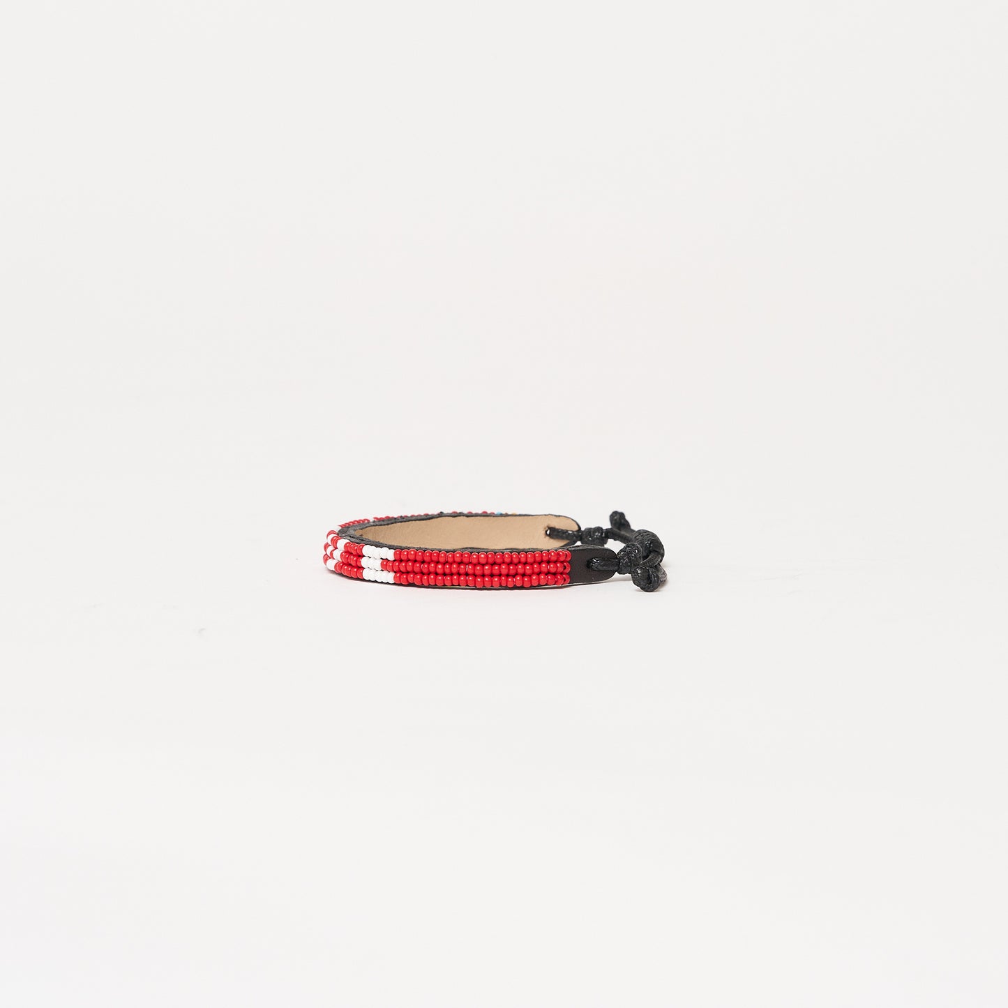 Skinny LOVE Bracelet - Red/White
