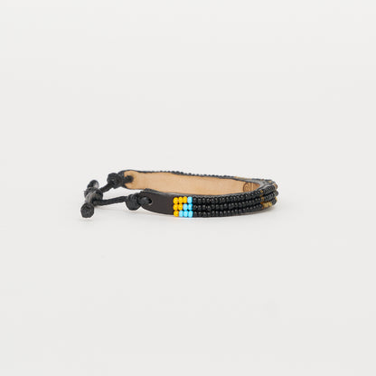 Skinny LOVE Bracelet - Black/Gold