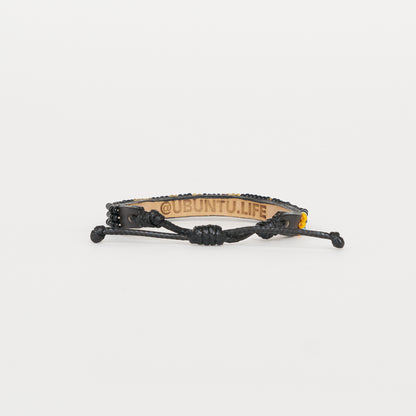 Skinny LOVE Bracelet - Black/Gold