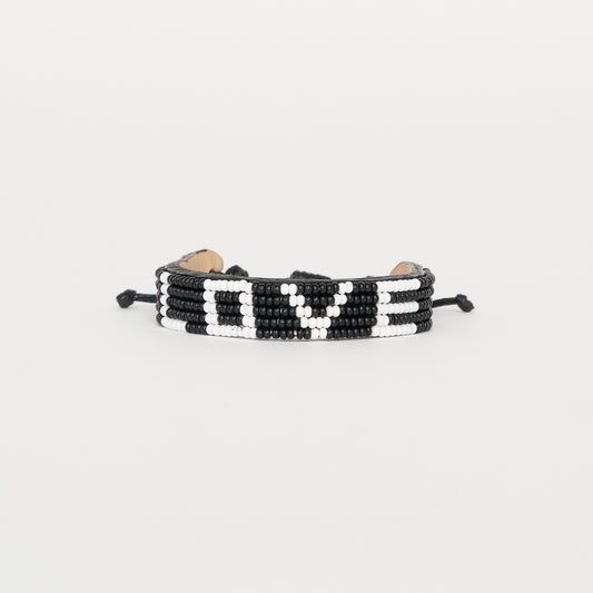 LOVE Bracelet - Black/White
