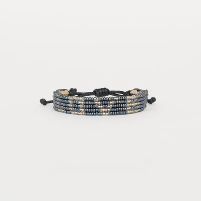 LOVE Bracelet - Gunmetal/Silver