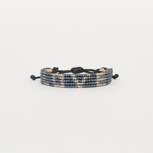 LOVE Bracelet - Gunmetal/Silver