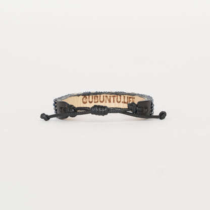 LOVE Bracelet - Gunmetal/Silver