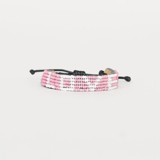 LOVE Bracelet - Pearly Pink/White