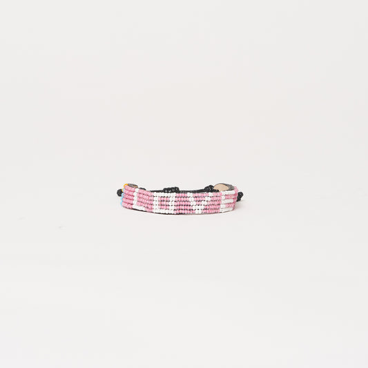 LOVE Bracelet - Pearly Pink/White