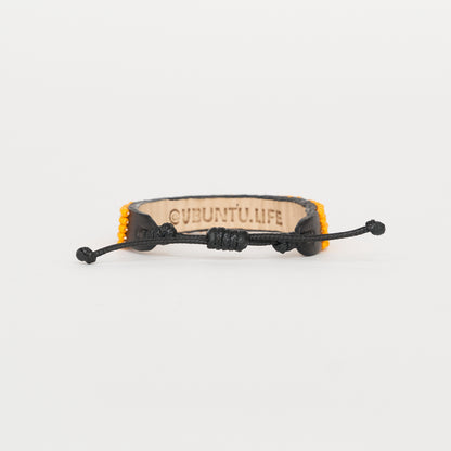 LOVE Bracelet - Orange/White