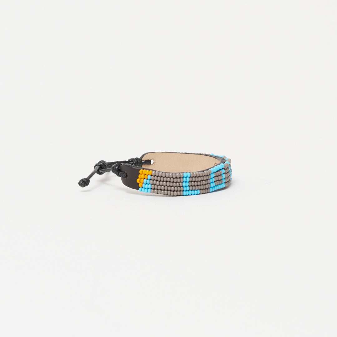 LOVE Bracelet - Gray/Turquoise