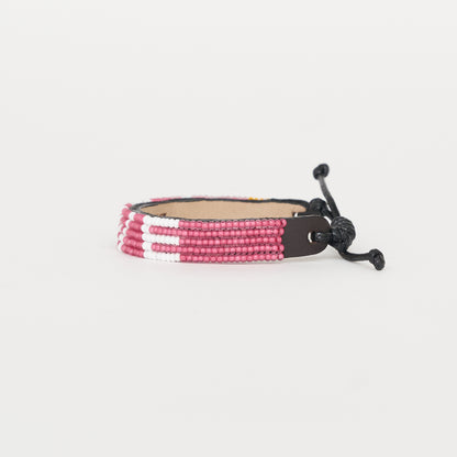 LOVE Bracelet - Summer Pink/White