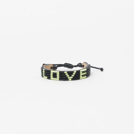 XLarge LOVE Bracelet - Black/Neon