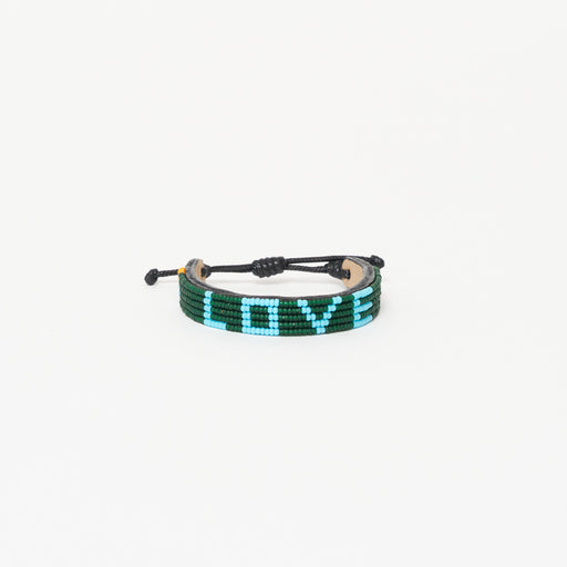 LOVE Bracelet - Evergreen/Turquoise