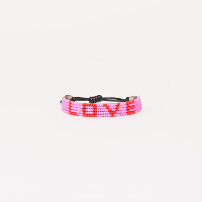 LOVE Bracelet - Bubblegum/Cherry