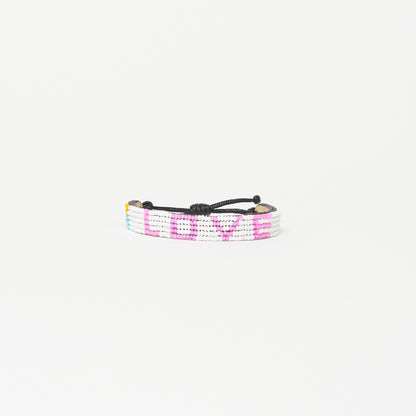 LOVE Bracelet - White/Bubblegum