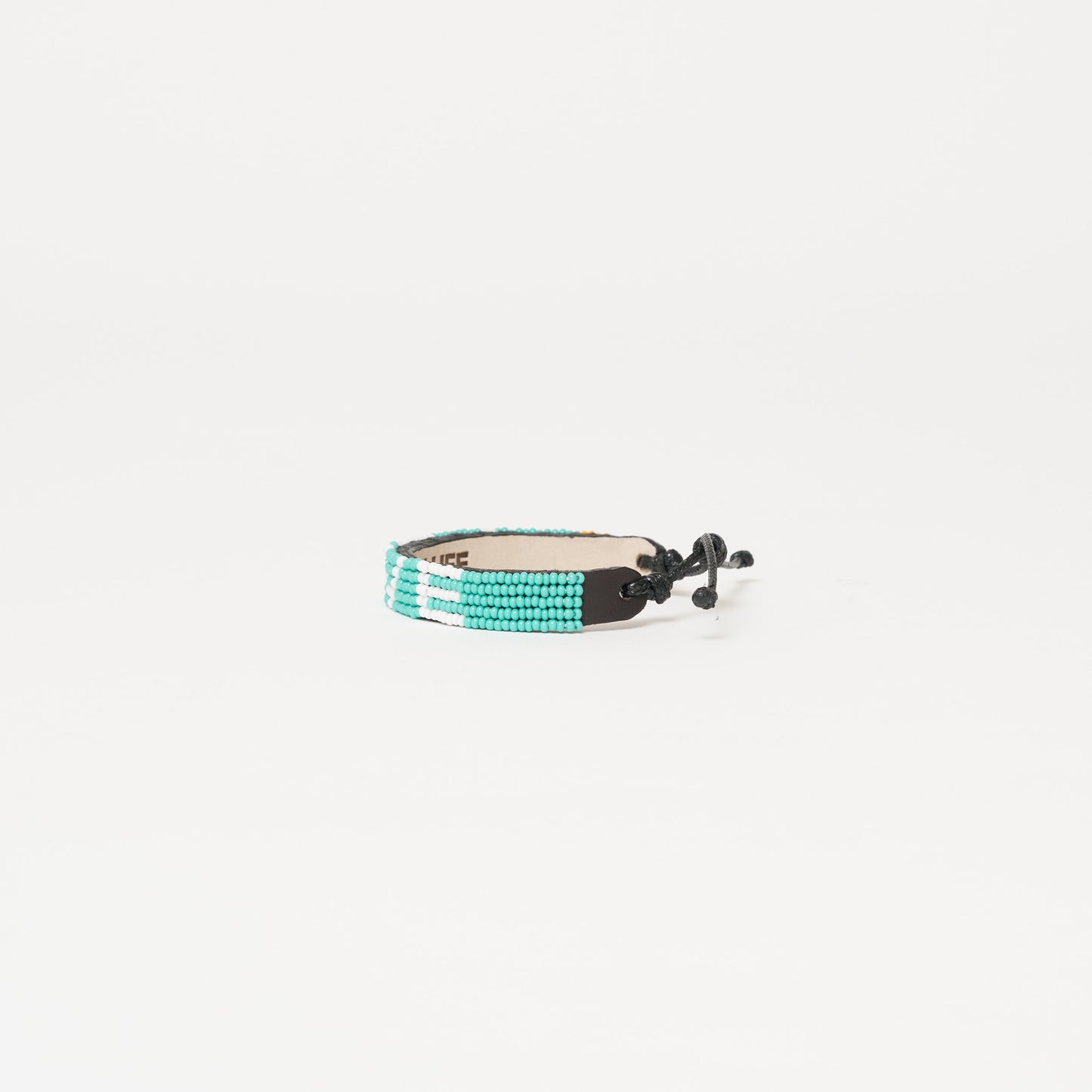 LOVE Bracelet - Aqua/White