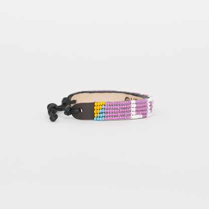 LOVE Bracelet - Purple/White