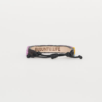 LOVE Bracelet - Purple/White